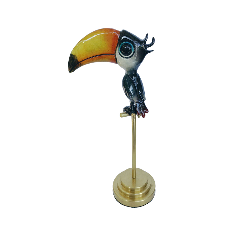 Carlos and Albert Toucan with Pedestal
